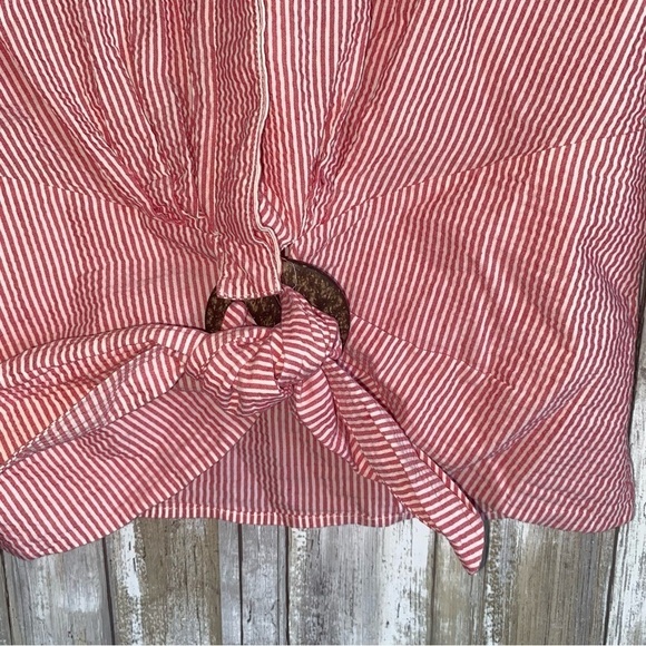 Lafayette 148 Striped Button Blouse - Picture 2 of 5